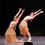 Bee and Maya performing their winning duet on stage at the Sussex Festival of Performing Arts thumbnail