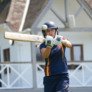 Pupil in Cricket kit hitting a cricket ball on the Home Ground in front of the Sammy Woods Pavilion thumbnail