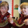 Pre-Prep pupils excitedly holding a snake at Reptylers thumbnail