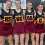 Prep School U13A Netball Team with their bibs and dresses on thumbnail