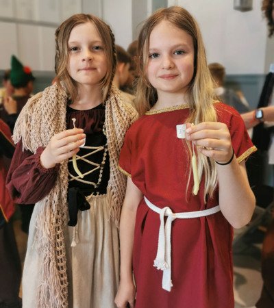 Prep School News   Anglo Saxon Day portrait 