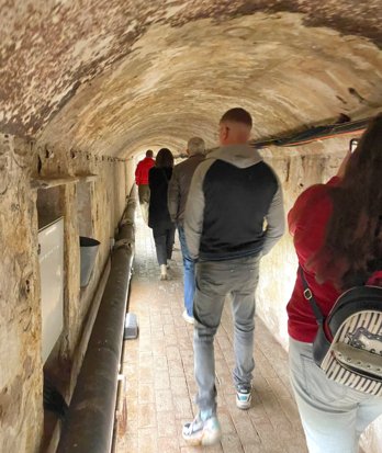 Brighton College Society exploring the secret tunnels under the Brighton Pavilion