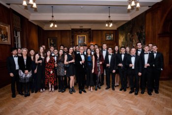  Old Brightonians and Senior Staff members enjoying a Universities Dinner 