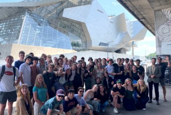  Swing Band and Choir in Lyon for the annual Jazz Festival 