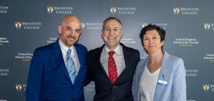  Michel Roux and Catering Team at the opening of the Richard Cairns Building 