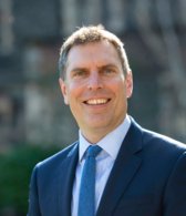 Steve Marshall-Taylor Headmaster of Senior School portrait in the Quad