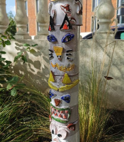  Prep School News   Creative arts totem poles portrait  