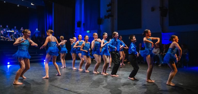  Prep School performance on stage in the Great Hall as part of Strictly Come Dancing 