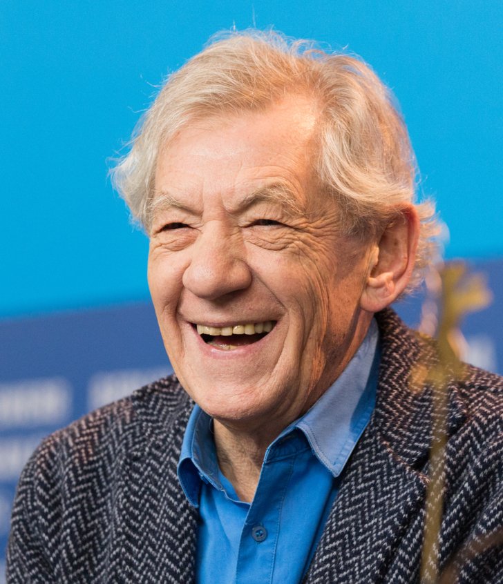  Sir Ian McKellen visiting to give a talk to pupils as part of the Brigh10 lecture series 