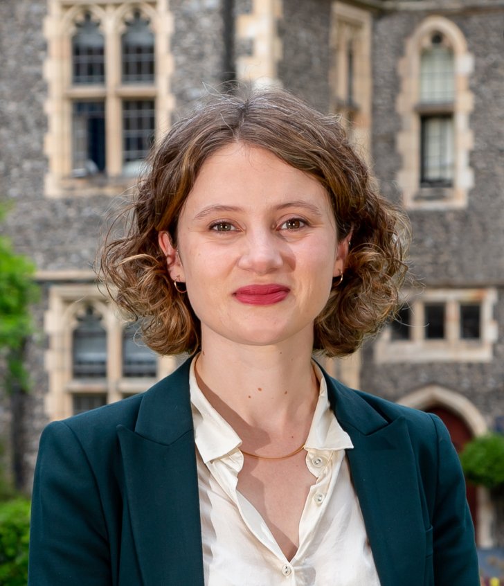  Olivia Upchurch Head of Sixth Form portrait in the Quad 